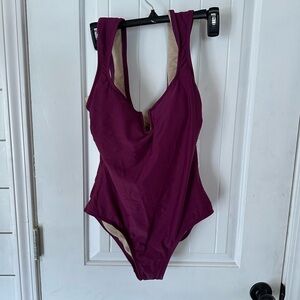 Shade & Shore Deep Purple Swimwear